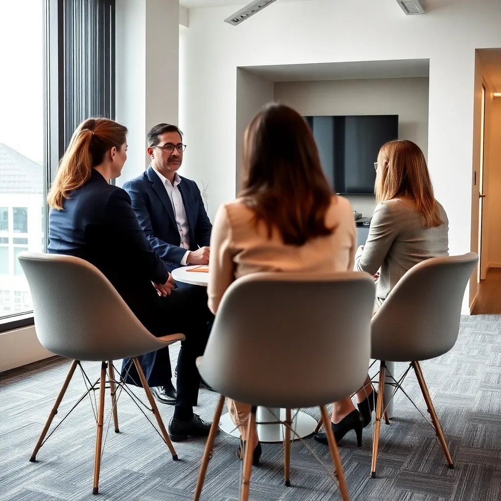 Leiderschapstraining in moderne Nederlandse kantooromgeving